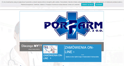 Desktop Screenshot of porfarm.com.pl