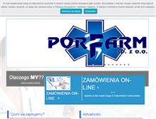 Tablet Screenshot of porfarm.com.pl
